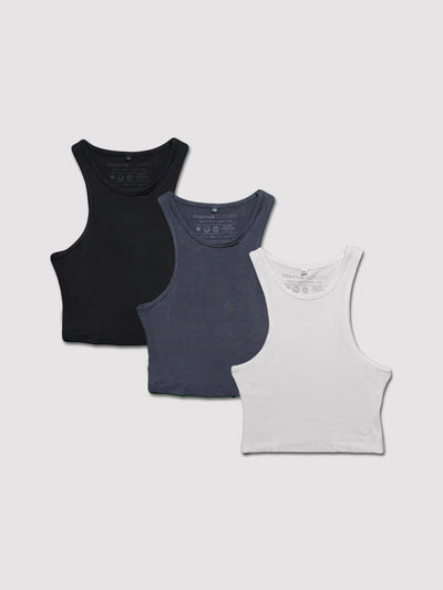 Bamboo Classic Racerback - 3 Pack - Positive Outlook Clothing