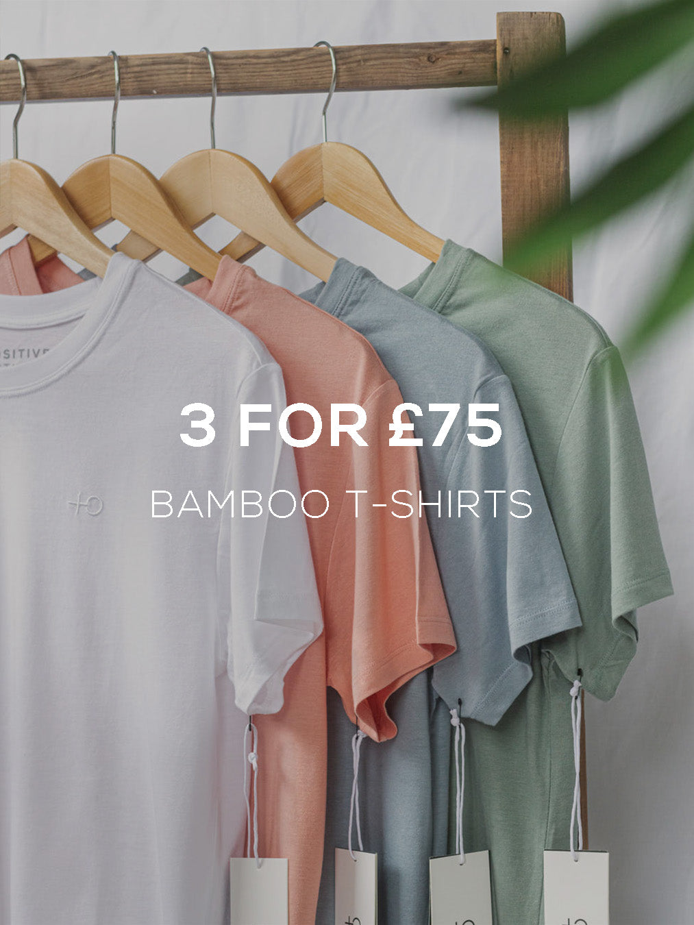 3 Bamboo Tees for £75 - Positive Outlook Clothing