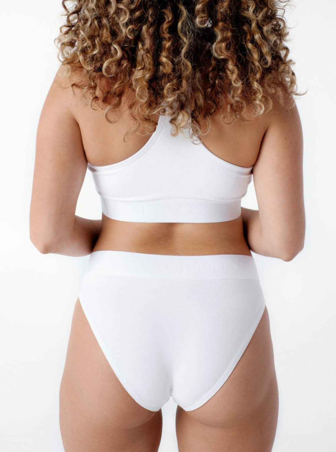 Womens bamboo underwear White