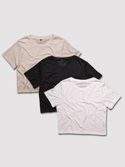 Bamboo Box Crew T-Shirt - 3 Pack - Positive Outlook Clothing